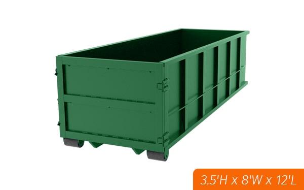 the weight capacity of a ten-yard dumpster typically ranges from 1 to 3 tons